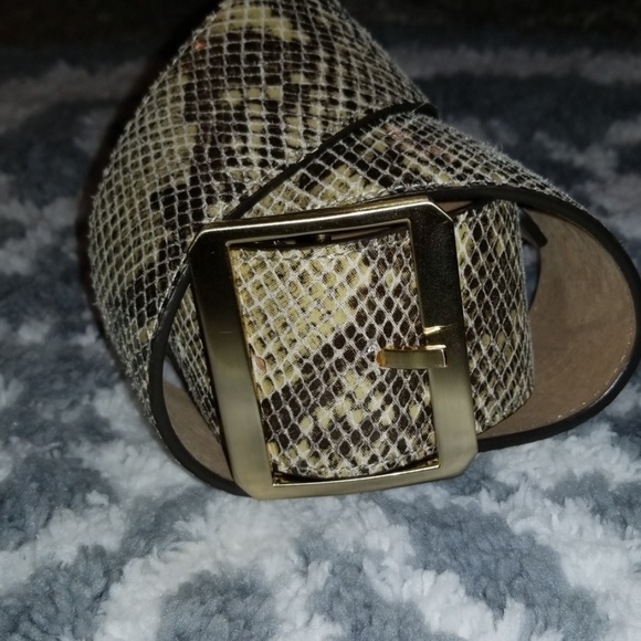 Halogen Snakeskin Style Belt - Picture 1 of 6